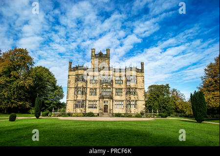 Gawthorpe Hall, a National Trust property in Burnley, Lancashire. Affectionately referred to as the ‘Downton of the North’, Gawthorpe Hall was redesig Stock Photo