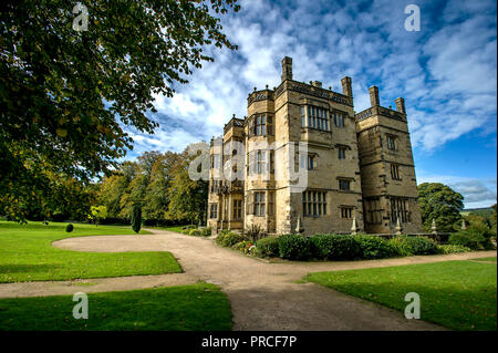 Gawthorpe Hall, a National Trust property in Burnley, Lancashire. Affectionately referred to as the ‘Downton of the North’, Gawthorpe Hall was redesig Stock Photo