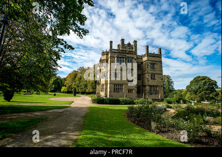 Gawthorpe Hall, a National Trust property in Burnley, Lancashire. Affectionately referred to as the ‘Downton of the North’, Gawthorpe Hall was redesig Stock Photo