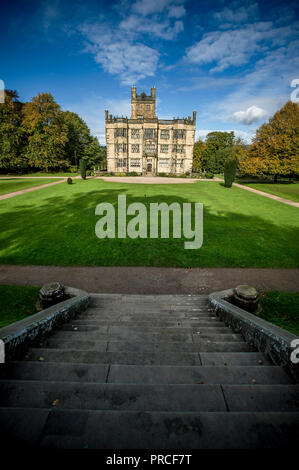 Gawthorpe Hall, a National Trust property in Burnley, Lancashire. Affectionately referred to as the ‘Downton of the North’, Gawthorpe Hall was redesig Stock Photo