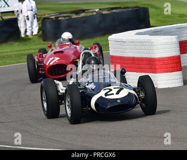 Paul Griffin, Cooper Climax T51, Richmond and Gordon Trophies, 2½ Litre Grand Prix cars, 1954 to 1960, Goodwood Revival 2018, September 2018, automobi Stock Photo