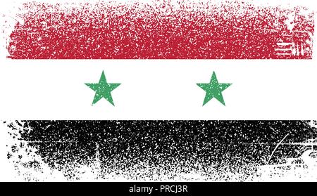 Syria Grunge flag Stock Vector