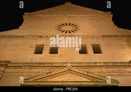 IItaly, Mola di Bari,  Facade of the cathedral. Stock Photo