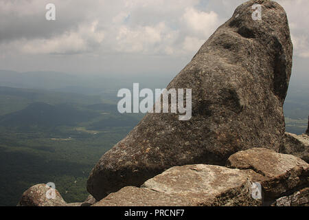 View from Sharp Top on Virginia's Blue Ridge Parkway, USA Stock Photo