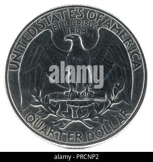 United States Coin. Quarter Dollar 1969. Reverse Stock Photo - Alamy