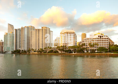 Brickell Key, Miami, Florida, USA