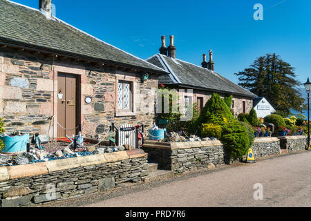 Luss village, houses,  Loch lomond,  Stirlingshire, Scotland, UK Stock Photo