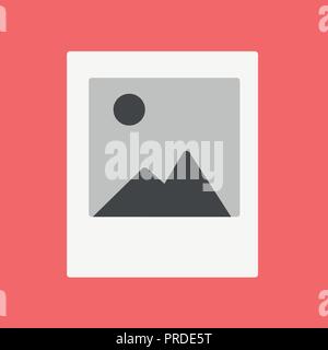 Photos vector Icon pictures symbol logo illustration Stock Vector