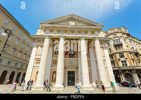 TRIESTE, ITALY - JULY 01, 2015: Archaeological museum in Trieste, Italy Stock Photo