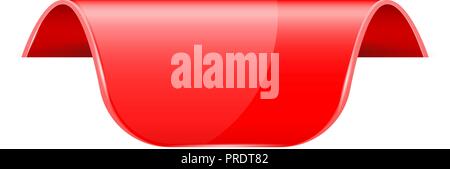 Red sticker label Stock Vector