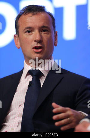 Birmingham, UK. 2nd Oct, 2018. Alun Cairns Mp Secretary Of State For Wales Conservative Party Conference 2018 The Icc, Birmingham, England 02 October 2018 Addresses The Conservative Party Conference 2018 At The Icc, Birmingham, England Credit: Allstar Picture Library/Alamy Live News Stock Photo