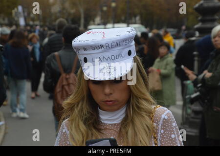 Paris, France. 2nd Oct, 2018. Paris Fashion week 2018. Defile Chanel. Grand Palais, Paris, France. , . 10h30. Credit: Alphacit NEWIM/Alamy Live News Stock Photo