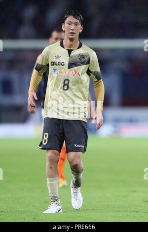 Tokyo, Japan. 29th Sep, 2018. Yojiro Takahagi (FC Tokyo) Football/Soccer : 2018 J1 League match between F.C.Tokyo 0-2 Shimizu S-Pulse at Ajinomoto Stadium in Tokyo, Japan . Credit: AFLO/Alamy Live News Stock Photo