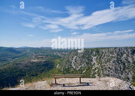 Daorson, remnants of acropolis of ancient Illyrian town in southern Bosnia and Herzegovina Stock Photo