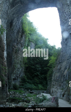 The Natural Bridge, a Historic Landmark in Virginia, USA Stock Photo