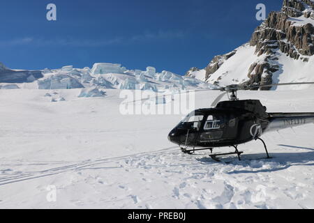 Aoraki / Mount Cook New Zealand Glaciers and Mountains Stock Photo