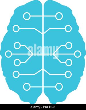 Cloud braind connections Stock Vector