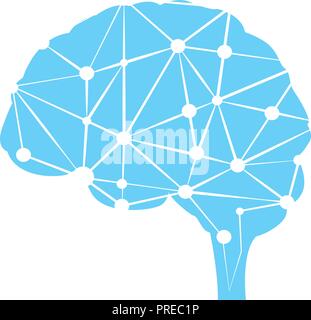 Cloud braind connections Stock Vector
