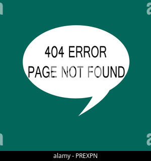 Conceptual hand writing showing 404 Error Page Not Found. Business photo showcasing Webpage on Server has been Removed or Moved. Stock Photo
