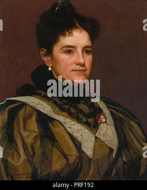 John George Brown - The Artist's Wife Stock Photo - Alamy