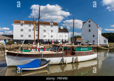 View of Tide Mill Quay in Woodbridge, Suffolk, England, United Kingdom Stock Photo