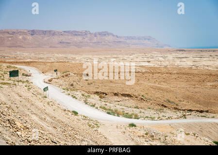 desert and mountains in Israel Stock Photo