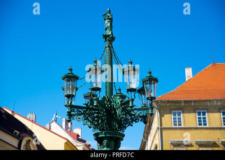 lantern in Prague Stock Photo