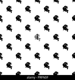 Oval office table pattern vector seamless Stock Vector