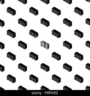 Chest of drawers pattern vector seamless Stock Vector