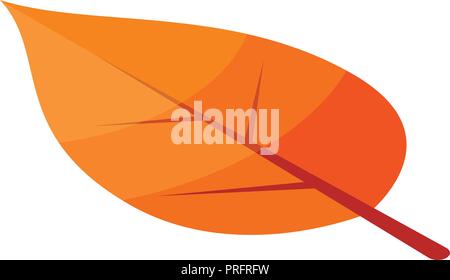 Poplar yellow tree leaf icon, isometric style Stock Vector