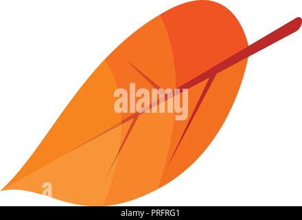 Autumn leaf icon, isometric style Stock Vector