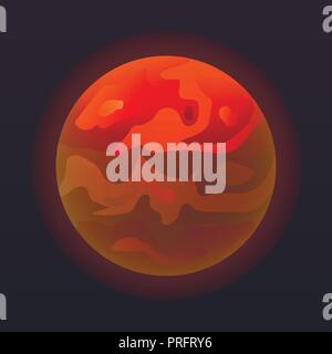 Venus planet icon, isometric style Stock Vector