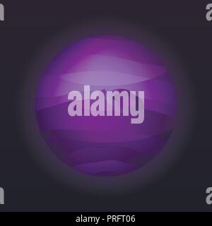 Neptune planet icon, isometric style Stock Vector