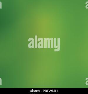 Abstract green blurred gradient background with sunlight. Nature backdrop. Vector illustration. Ecology concept for your graphic design, banner or pos Stock Vector