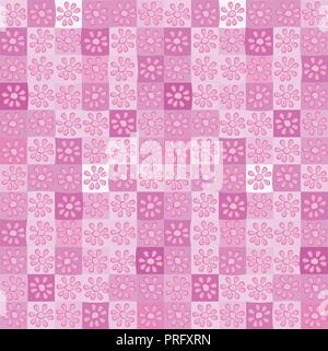 violet vintage seamless floral pattern vector background design Stock ...