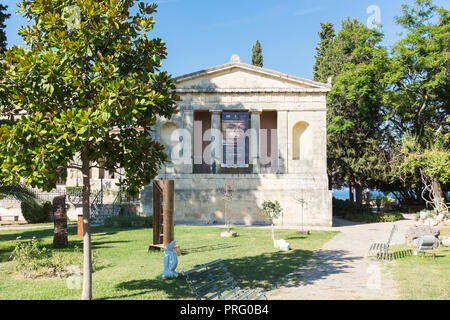 People's Garden at the Municipal Gallery of Corfu in Corfu Town Stock Photo