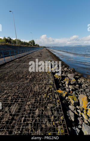 Port Glasgow Scotland Landmark Buildings & River Clyde Coast Stock Photo