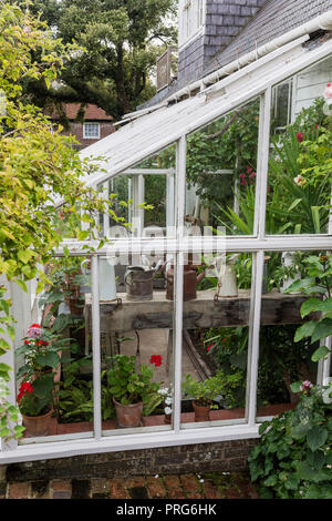 Greenhouse exterior of cottage, once home to Virgina Wolfe Stock Photo