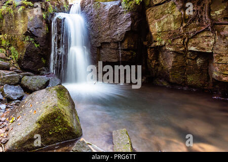 Lumsdale Waterfalls Stock Photo