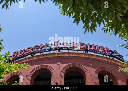 Busch Stadium, home of the St. Louis Cardinals, Downtown St. Louis, Missouri, USA