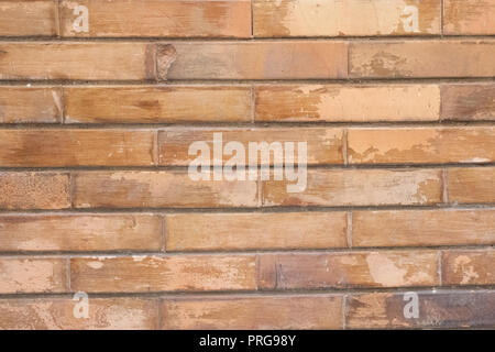 light brown brick wall background Stock Photo