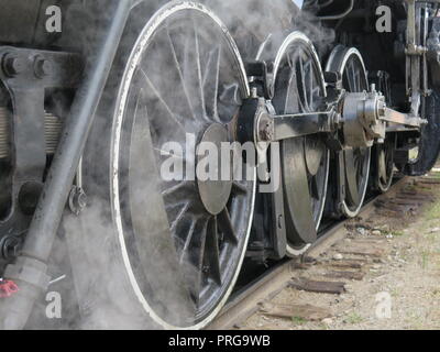 KVR Steam Train, Kettle Valley Railroad, Kettle Valley Railway,  Summerland, Okanagan Valley, BC, Canada, Brian Martin RMSF Stock Photo