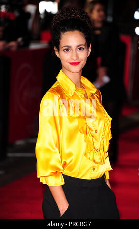 London, UK. 2nd October, 2018. Ines Melab attending The World Premiere of The ROMANOFFS  at the CURZON MAYFAIR  London Tuesday 29th October 2018. Credit: Peter Phillips/Alamy Live News Stock Photo