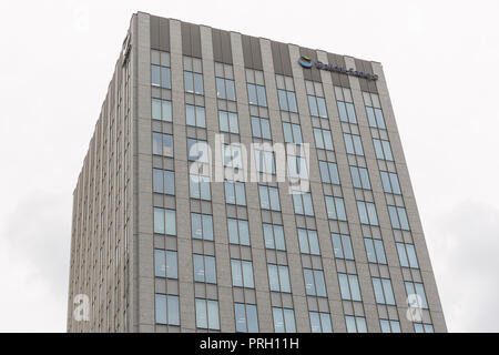 A general view of Daiichi Sankyo Co., Ltd.'s headquarters in Tokyo, on October 3, 2018, Japan. Credit: Rodrigo Reyes Marin/AFLO/Alamy Live News Stock Photo