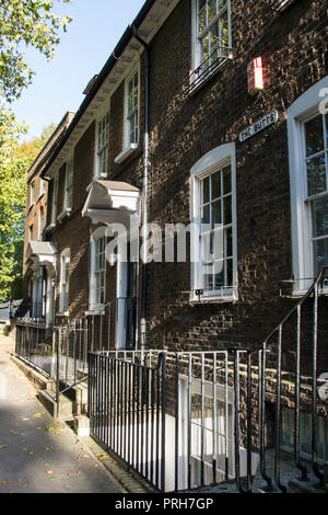 Georgian Housing in The Butts, Brentford, Middlesex, England, UK Stock