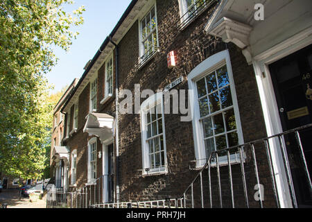 Elegant Georgian housing in The Butts, Brentford, Middlesex, England