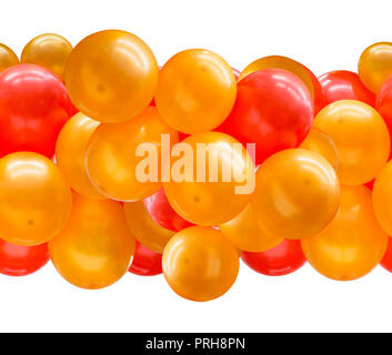 party balloon seamless for line border isolated on white background Stock  Photo - Alamy