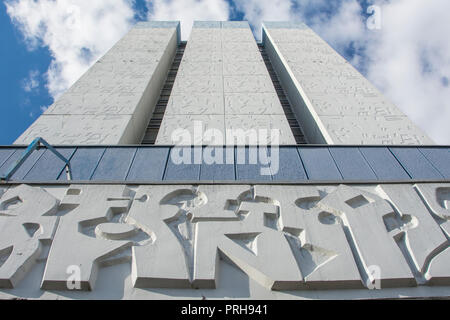 Redevelopment plans for the former Brentford Police station, The Half Acre, Brentford, London, TW8, UK Stock Photo