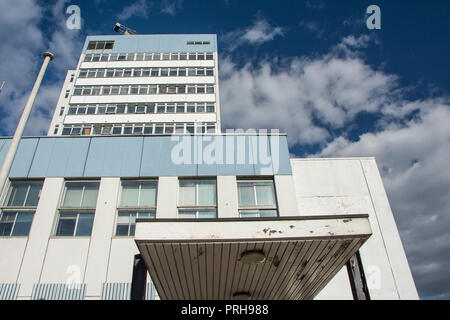 Redevelopment plans for the former Brentford Police station, The Half Acre, Brentford, London, TW8, UK Stock Photo