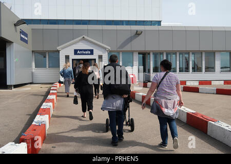 Sumburgh Airport Shetland Islands Stock Photo